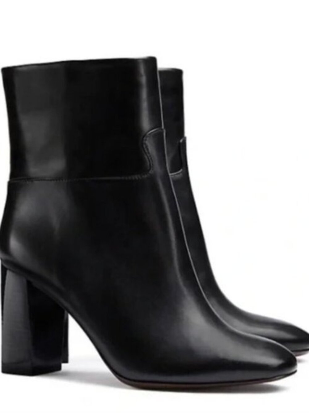Tory Burch Devon Leather Ankle Boot Black